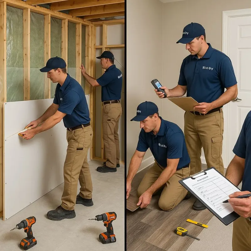 Repairs and Reconstruction process in Saint Clair County, MI
