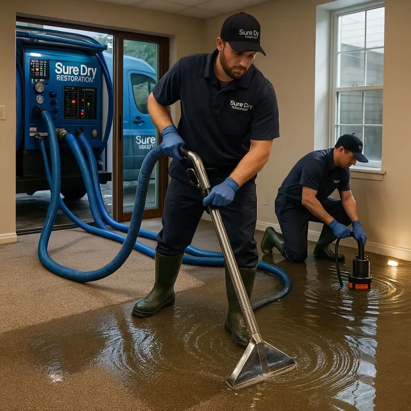 Water Extraction and Removal process in Saint Clair County, MI